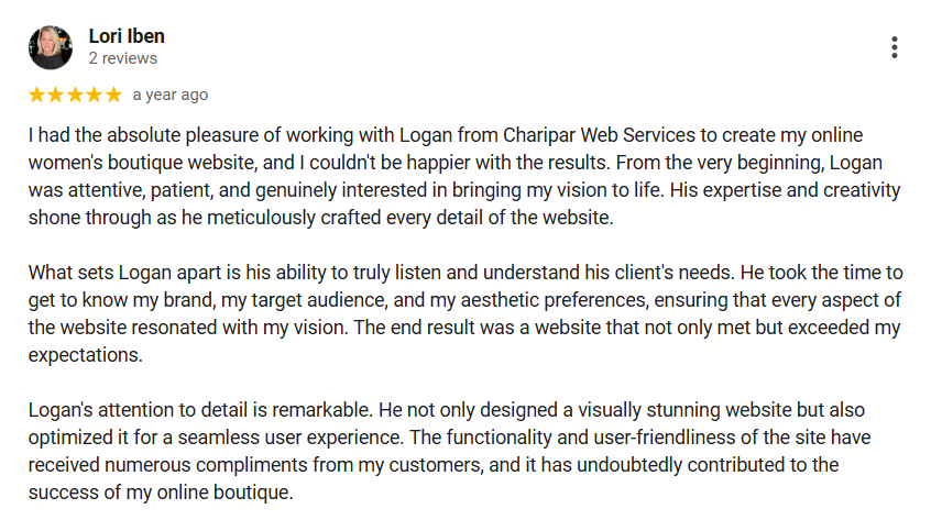Iben Google Review